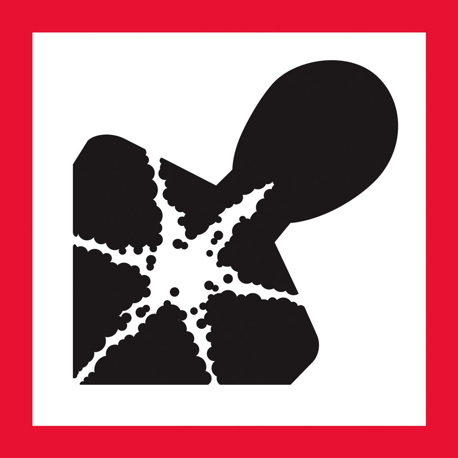 1x1 Health Hazard Pictogram Labels 500/Roll DL4139 - alias listing