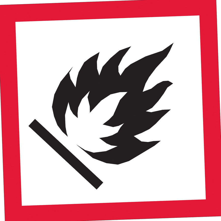1x1 Flame Pictogram Label 500/Roll DL4141 - alias listing