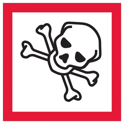 1 in Skull & Crossbones Pictogram Labels 500/Roll DL4148 - alias listing