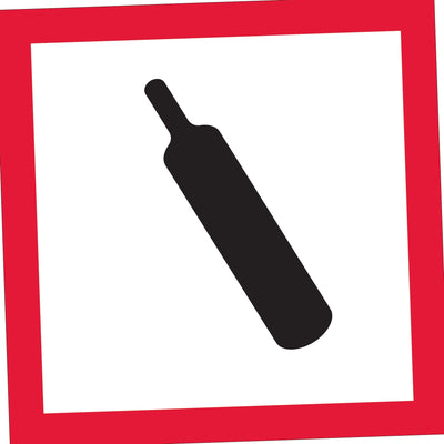 2x2 Gas Cylinder Pictogram Labels 500/Roll DL4243 - alias listing
