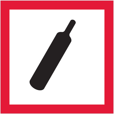 Meet D.O.T. hazmat shipping requirements with pre-printed gas cylinder pictogram labels. Each 2" x 2" semi-gloss label includes the official identification number. Roll of 500 ensures adequate supply for busy logistics operations‚compatible with both tabletop and wall-mount dispensers.