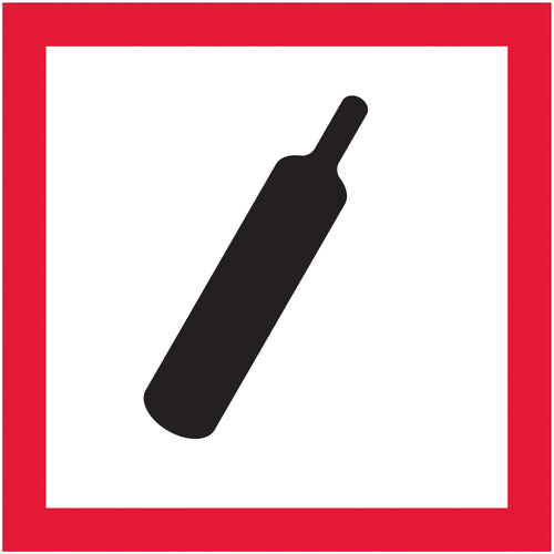 Meet D.O.T. hazmat shipping requirements with pre-printed gas cylinder pictogram labels. Each 2