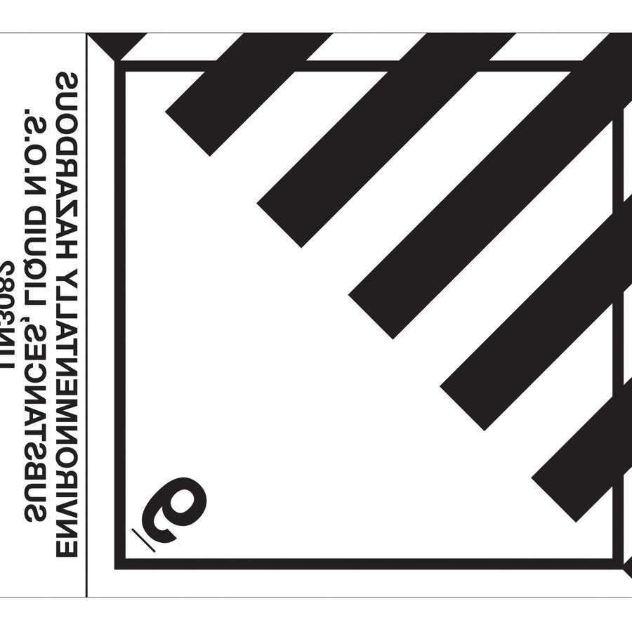 4 x 4 3/4 in ENV HAZ SUB Liquid D.O.T Labels Semi-Gloss 500/Roll DL518P2 - alias listing