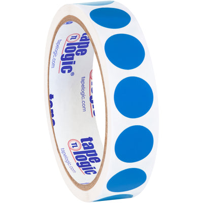 Bright light blue inventory circle labels deliver instant visual identification for warehouse and facility operations. Pre-sized 3/4" diameter labels on convenient 500-label rolls accept pen and marker marking. Compatible with our full line of tabletop and wall-mount dispensers for seamless workflow integration.