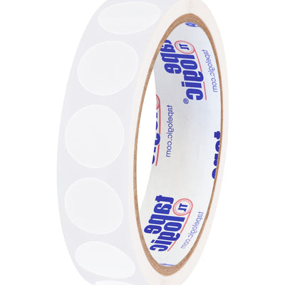 3/4 in White Paper Inventory Circle Labels 500/Roll DL610E - alias listing