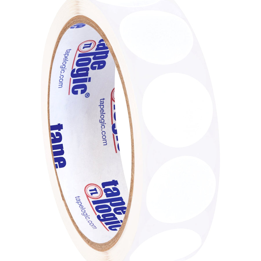 1 in White Paper Inventory Circle Labels 500/Roll DL611E - alias listing