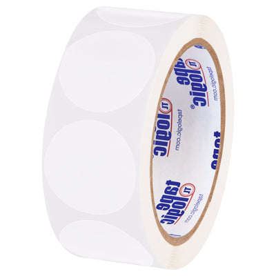 1.5 in White Paper Circle Inventory Labels 500/Roll DL612E - alias listing