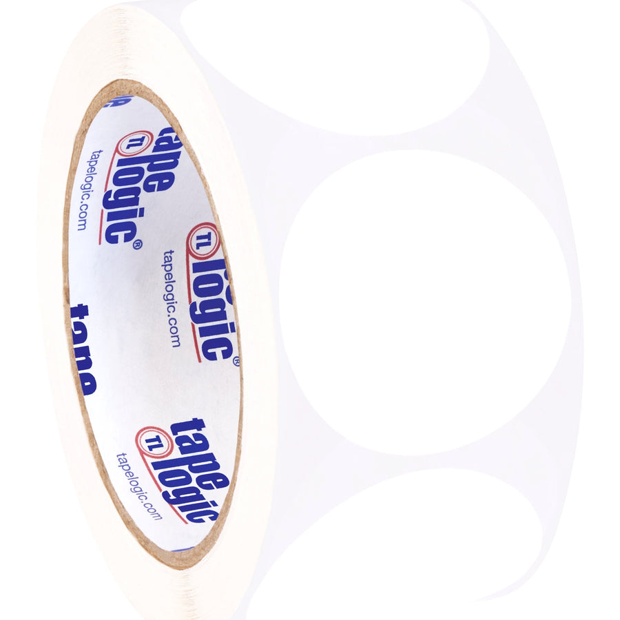 2 in White Circle Inventory Labels Paper 500/Roll DL613E - alias listing