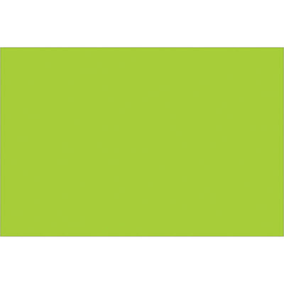 High-visibility fluorescent green inventory rectangle labels sized 2" x 3" on a convenient 500-label roll. Write directly on these paper labels with pen or marker for instant, clear identification in warehouses and shipping areas. Compatible with tabletop and wall-mount dispensers for organized, efficient labeling workflows.