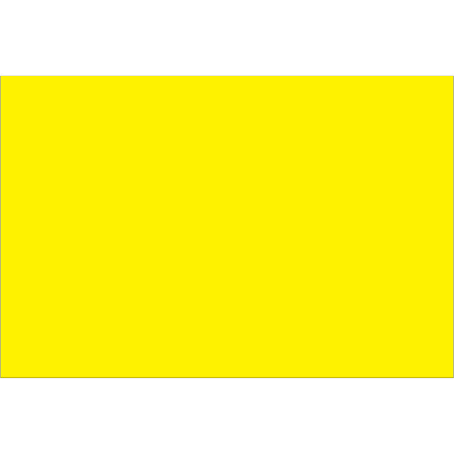 High-visibility 2x3" fluorescent yellow inventory rectangle labels designed for shipping coordinators and logistics teams who need instant asset tracking and compliance documentation. 500 durable paper labels per roll with excellent pen and marker adhesion. Compatible with tabletop and wall-mount label dispensers for streamlined warehouse operations.
