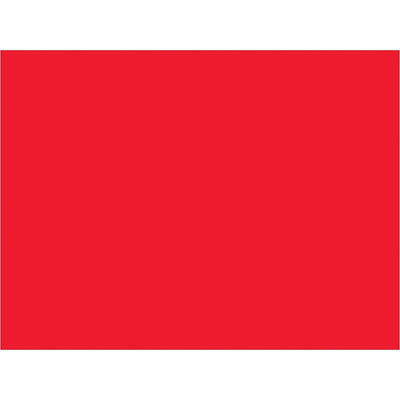 High-visibility 3x4" fluorescent red inventory labels designed for rapid warehouse identification and tracking. 500 labels per roll on write-on paper stock. Compatible with Packrift tabletop and wall-mount dispensers for streamlined label application in busy logistics environments.