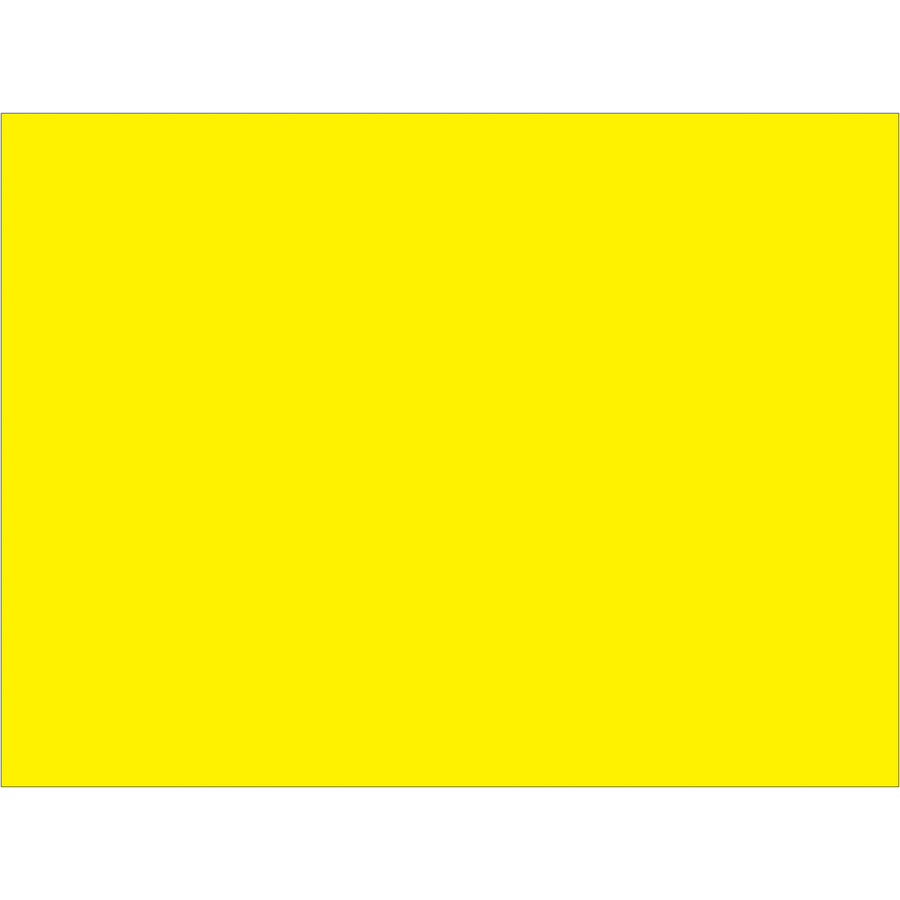 Boost warehouse visibility and tracking accuracy with these 3x4" fluorescent yellow inventory rectangle labels. 500 labels per roll on writable paper stock–ideal for color-coding shipments, assets, and inventory. Compatible with both tabletop and wall-mount dispensers.