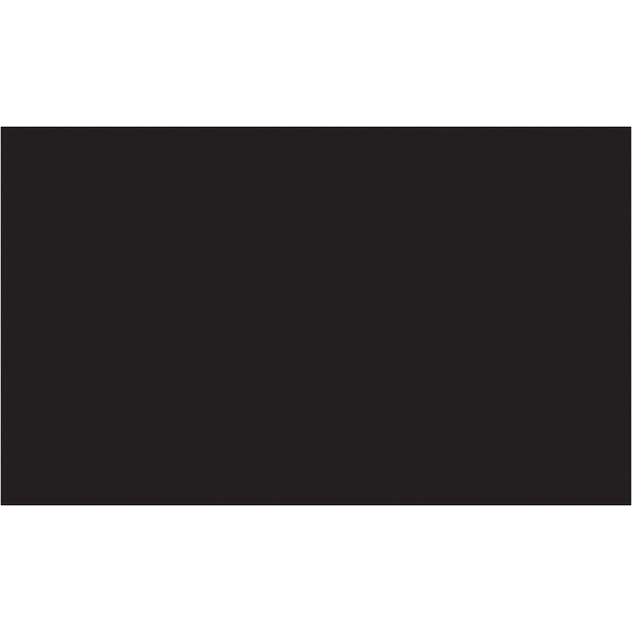 Mark inventory fast with 3x5 black rectangle labels that write cleanly with pen or marker. Each roll contains 500 labels ready for immediate use. Compatible with both tabletop and wall-mount label dispensers for organized warehouse workflows.