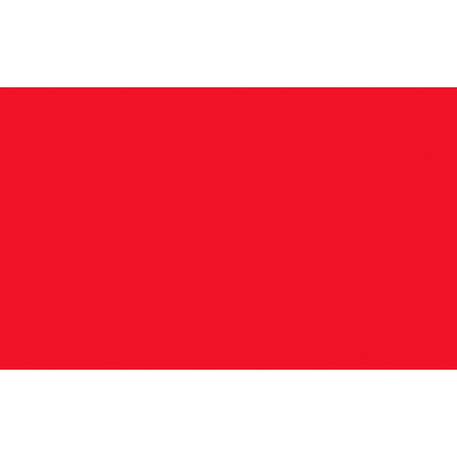 3x5 Fluorescent Red Rectangle Inventory Labels Paper 500/Roll DL632G - alias listing