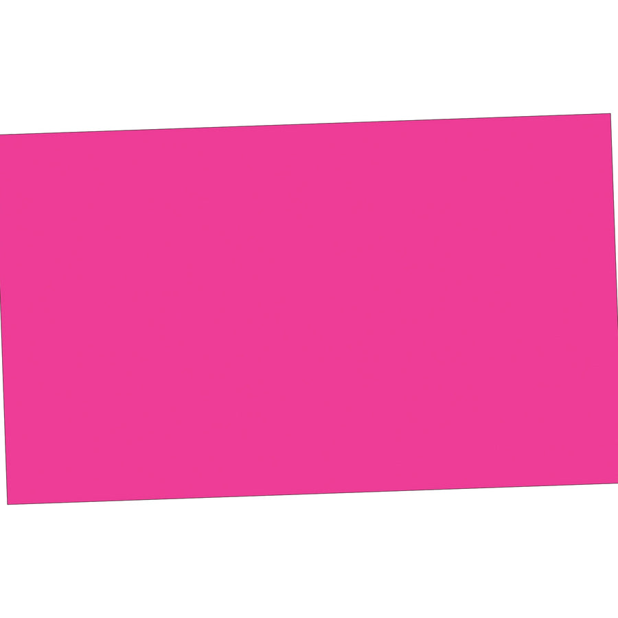 3x5 Fluorescent Pink Rectangle Inventory Labels Paper 500/Roll DL632K - alias listing