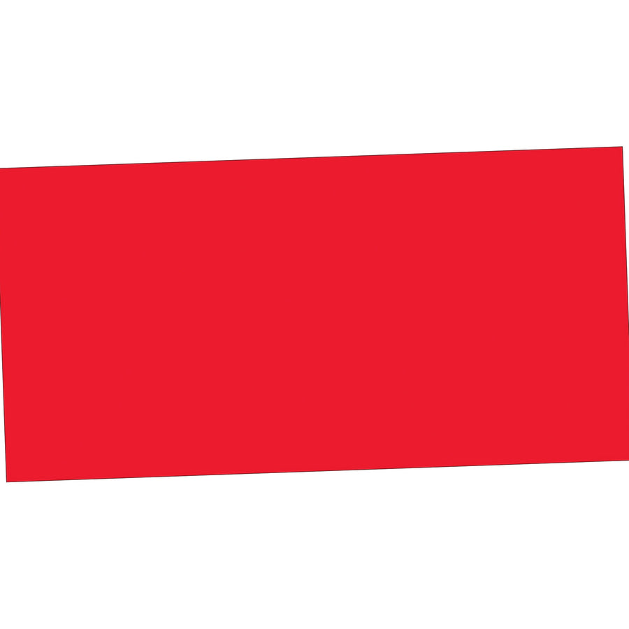 3x6 Fluorescent Red Inventory Rectangle Labels 250/Roll DL633G - alias listing