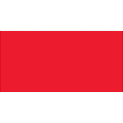 Maximize inventory visibility with vibrant fluorescent red rectangle labels sized 3" x 6". Each roll contains 250 writeable paper labels, compatible with table top and wall mount dispensers. Ideal for shipping coordinators managing warehouse stock rotation and international shipment compliance.