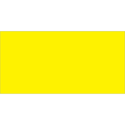 High-visibility fluorescent yellow rectangle labels sized 3" x 6" for fast inventory identification in warehouses and shipping departments. 250 labels per roll, compatible with Packrift tabletop and wall-mounted dispensers for seamless workflow integration. Write-on paper surface accepts pens, markers, and standard label printers.