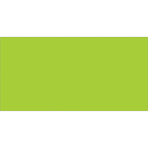 High-visibility fluorescent green inventory labels in 2