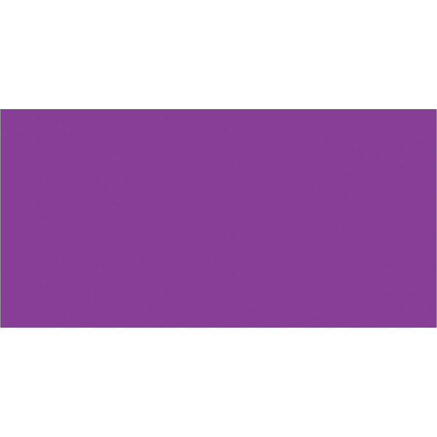 Bright purple 2" x 4" inventory rectangle labels on a convenient 500-label roll for fast warehouse identification and tracking. Paper material accepts pen and marker markings for instant customization. Compatible with multiple tabletop and wall-mount label dispensers to streamline your shipping and logistics workflow.