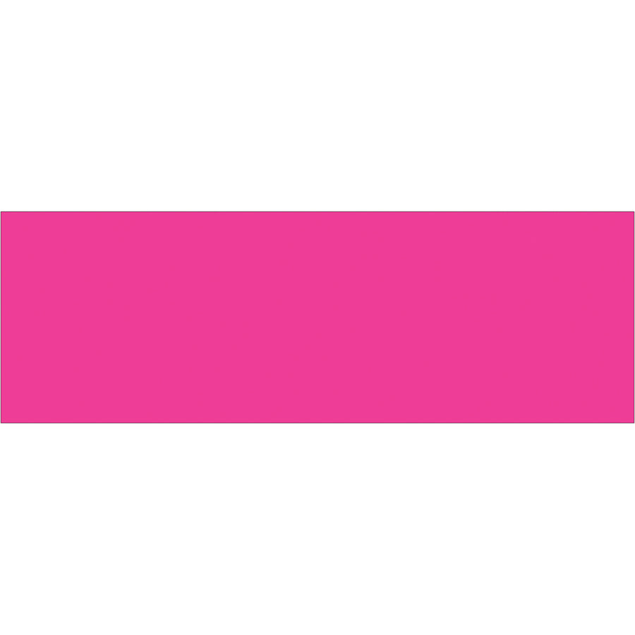 Maximize inventory visibility with these 3 x 9" fluorescent pink rectangle labels. 250 labels per roll on writeable paper stock–ideal for shipping coordinators and logistics teams who need quick, reliable labeling for parcels, bins, and shipments. Pairs seamlessly with tabletop and wall-mount dispensers.