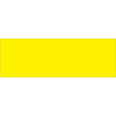 Boost inventory visibility with 3x9" fluorescent yellow rectangle labels that command attention in any warehouse or distribution center. These paper labels write smoothly with pens or markers, making them ideal for quick hand-labeling during receiving, sorting, and shipping operations. 250 labels per roll‚one compact solution for high-volume labeling needs.