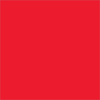 High-visibility fluorescent red rectangle labels designed for instant warehouse identification. These 4x4" write-on inventory labels come 500 per roll on durable paper stock, making them ideal for shipping coordinators who need quick, legible marking on packages and pallets. Compatible with standard tabletop and wall-mount label dispensers for efficient workflow integration.