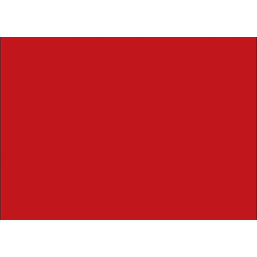 High-visibility 5x7" red inventory labels designed for shipping coordinators and warehouse operations. Write-on paper surface accepts pen and marker for fast, legible marking. 500 labels per roll with compatible tabletop and wall-mount dispensers available.