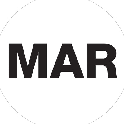 1 in White Circle MAR Paper Inventory Labels 500/Roll DL6725 - alias listing