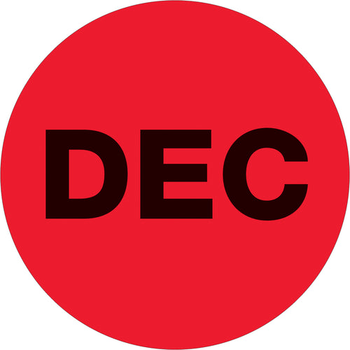 Organize and date inventory at a glance with these pressure-sensitive 2