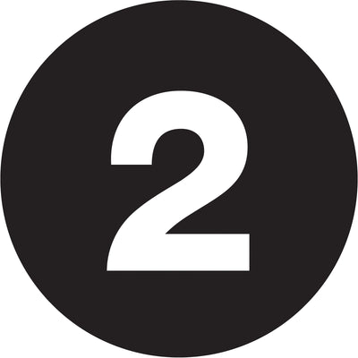 Instantly organize and identify inventory with these 2" circle black number labels printed on durable high-gloss paper. Each roll contains 500 labels at 1" diameter‚ideal for warehouses, distribution centers, and shipping operations. Compatible with tabletop and wall-mount dispensers for quick, consistent labeling across your facility.