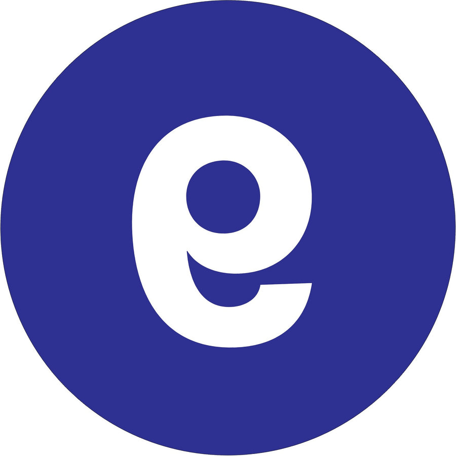 1 in Dark Blue Circle Number Labels High Gloss Paper 500/Roll DL6777 - alias listing