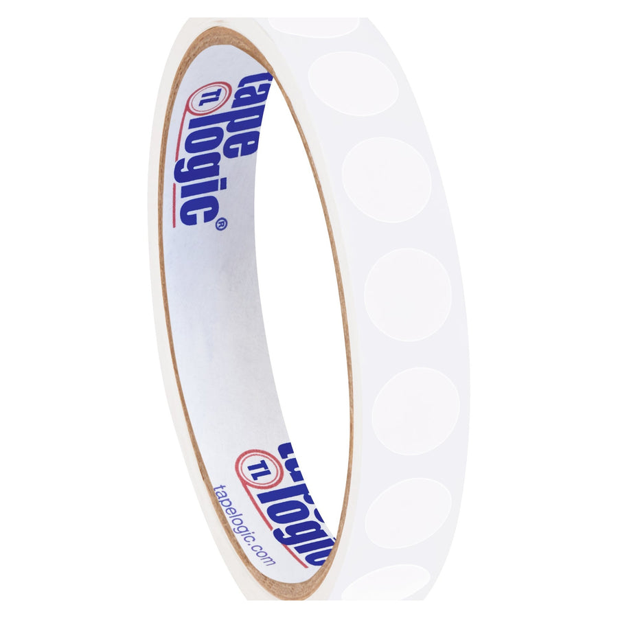 1/2 in White Circle Inventory Labels Paper 500/Roll DL690E - alias listing