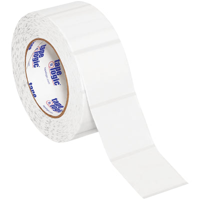 Transparent 2x2 square mailing labels let your branding shine through while sealing small packages and envelopes with professional polish. Polystyrene construction with perforated edges for quick separation. Ships in convenient 1000-label rolls.
