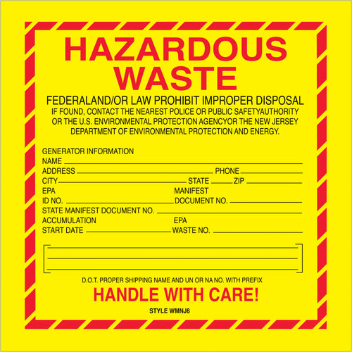 Enforce hazardous material compliance with these 6x6