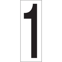 3.5 in 1 Vinyl Warehouse Number Labels 50/Case