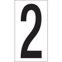3 1/2 2 Vinyl Warehouse Number Labels 50/Case