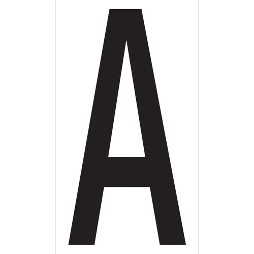 3.5 in Vinyl Warehouse Letter Labels Permanent Adhesive 50/Case DL9310A - alias listing
