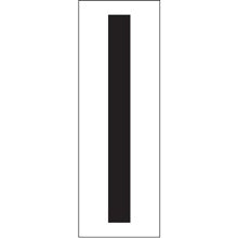 3.5 in I Vinyl Warehouse Letter Labels 50/Case