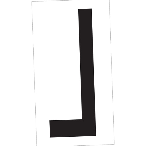 3.5 in Black/White Vinyl Warehouse Letter Labels 50/Case DL9310L - alias listing