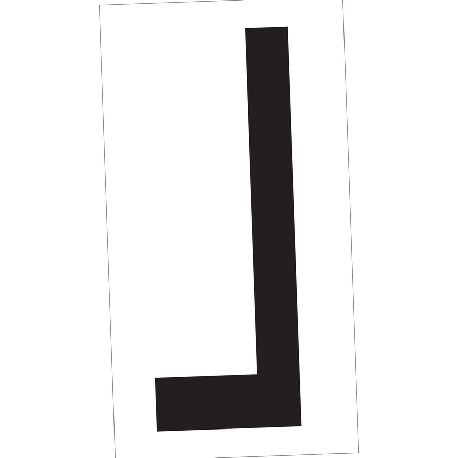 3.5 in Black/White Vinyl Warehouse Letter Labels 50/Case DL9310L - alias listing