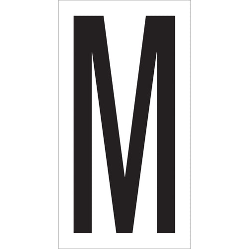 Professional-grade vinyl warehouse letter labels sized 3.5