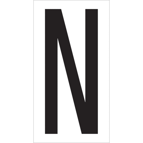 Professional-grade vinyl warehouse letter labels sized at 3.5