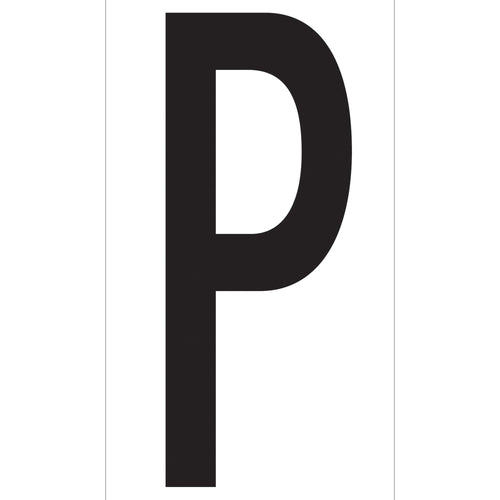3.5 in P Vinyl Warehouse Letter Labels Permanent Adhesive 50/Case DL9310P - alias listing