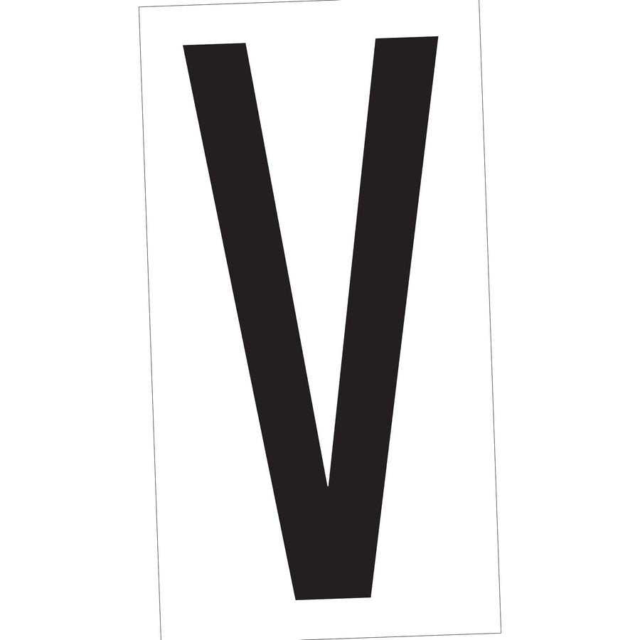 3.5 in Black/White Vinyl Warehouse Letter Labels 50/Case DL9310V - alias listing