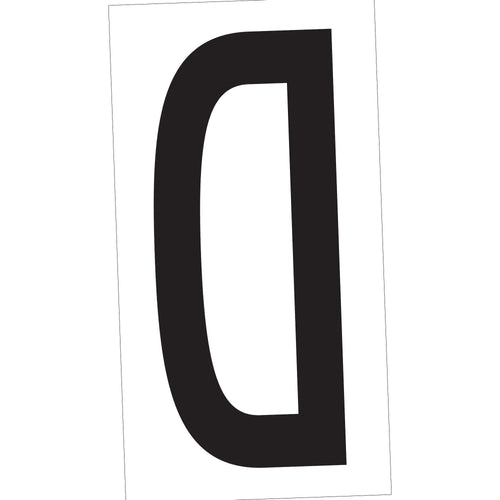 3.5 in Black/White Vinyl Warehouse Letter Labels 50/Case DL9310W - alias listing