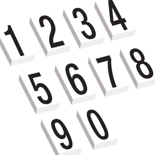 3.5 in Vinyl Warehouse Number Labels DL9315 - alias listing