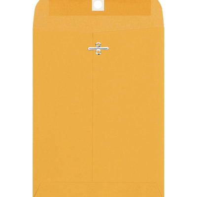 9.5x6.5 28 lb Kraft Clasp Envelopes 1000/Case EN1002 - alias listing