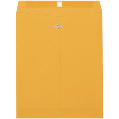 11.5 x 14.5" 28 lb. Kraft Clasp Envelopes - Reusable, Case of 500