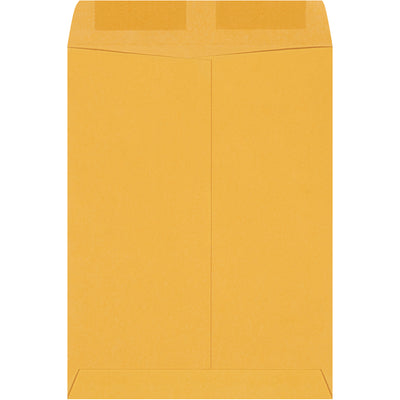 Professional-grade 9x12" kraft gummed envelopes engineered for mailroom efficiency and shipping compliance. Heavy gummed flaps deliver a permanent, tamper-evident seal on 28 lb. paper stock. Order by the case (1,000 units) for maximum cost savings.